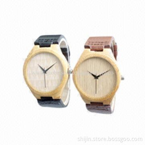 Cheap bamboo wooden watch for lovers 2014